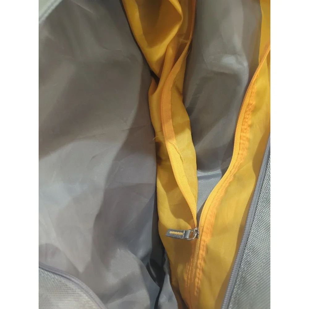 Polo Sport by Ralph Lauren LARGE Gray Nylon Travel Gym Tote Bag 16 x 23 x 5 gray